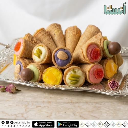 ميني كون لبنية بالفواكه