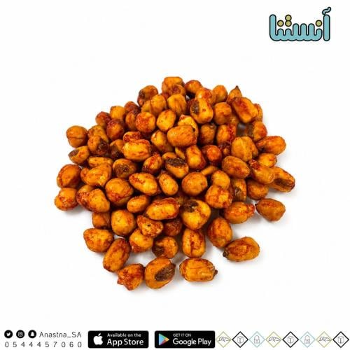 ذرة محمصة بالكاتشب