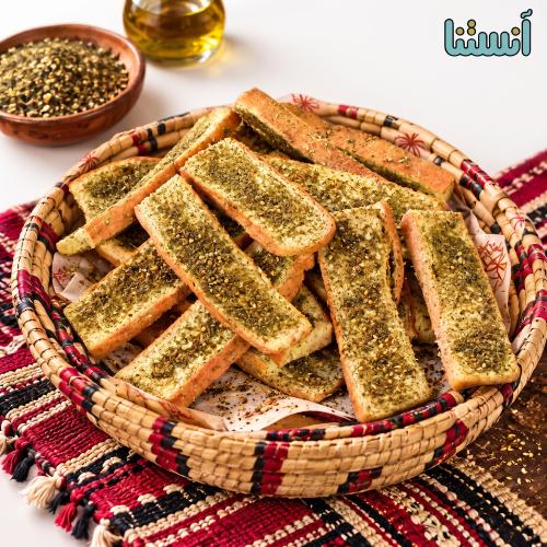 شابورة فتوت بزيت الزيتون والزعتر