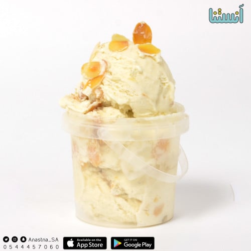 ايسكريم قهوة لوز