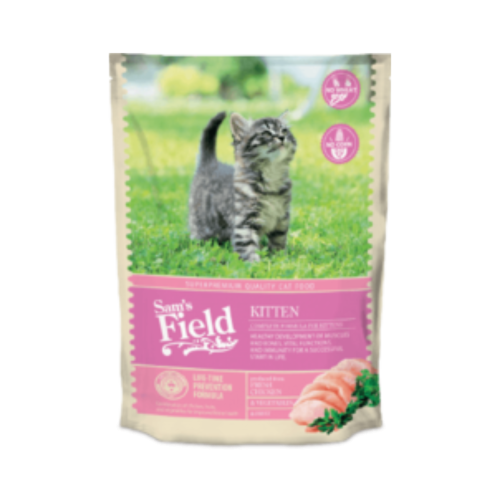 Sams field طعام جاف للقطط الصغيرة متكامل وعالي الج...