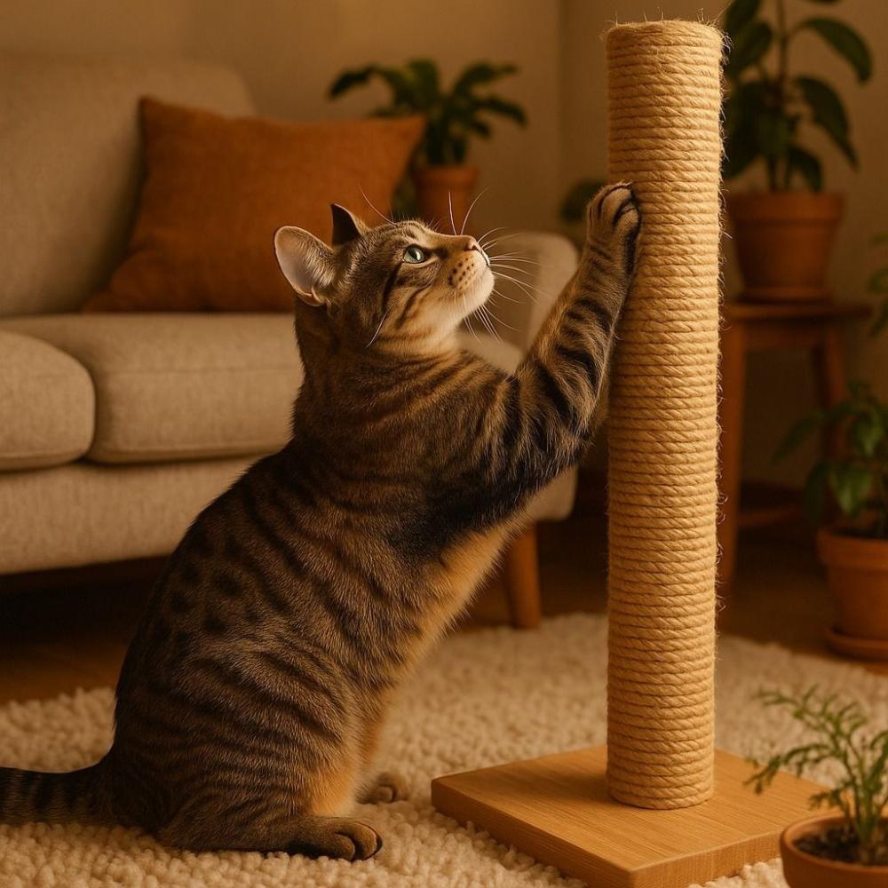 حل مشكلة الخدش عند القطط