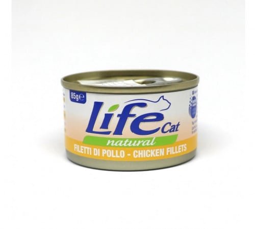Life Cat لايف كات معلبات للقطط بنكهة فيليه الدجاج...
