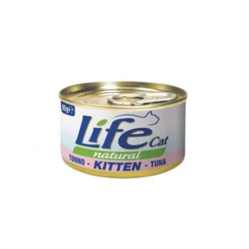 Life Cat معلبات للقطط الصغيرة بالتونا 85 جرام