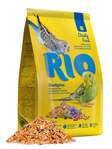 Rio اكل لطيور الحب مع الفيتامينات