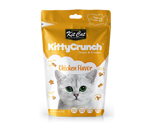 Kit Cat، Kitty crunch اظرف مكافأت للقطط بنكهة الدج...