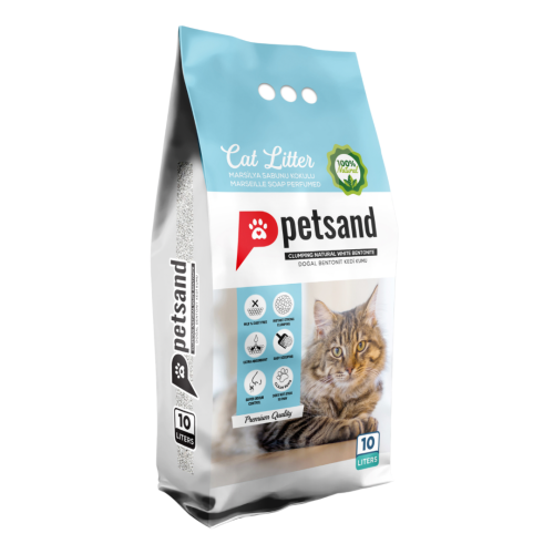 PetSand رمل تركي للقطط برائحة الصابون 10 لتر