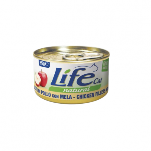 Life Cat لايف كات معلبات للقطط البالغة بالدجاج وال...