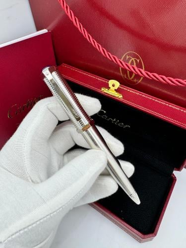 قلم Cartier فضي
