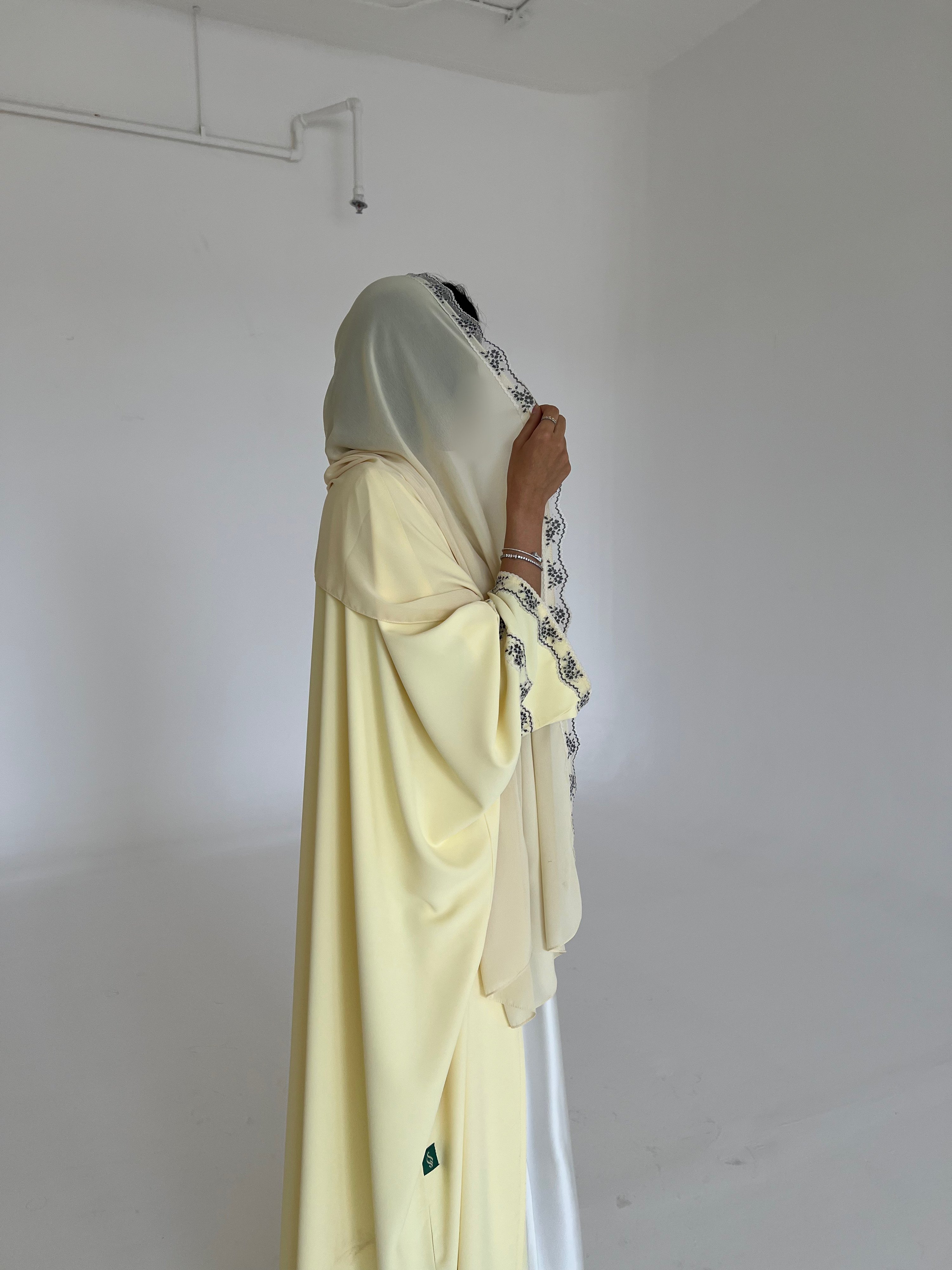 Yellow Butter Abaya