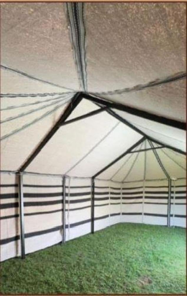 بيت شعر ابيض تركي واجهة عادي عدة مقاسات