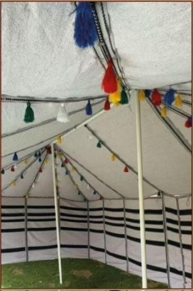 بيت شعر ابيض تركي واجهة عادي عدة مقاسات