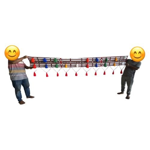 حبل زينة تراثي سوري موديل نجدي ابيض مقاس 0.3*3 م