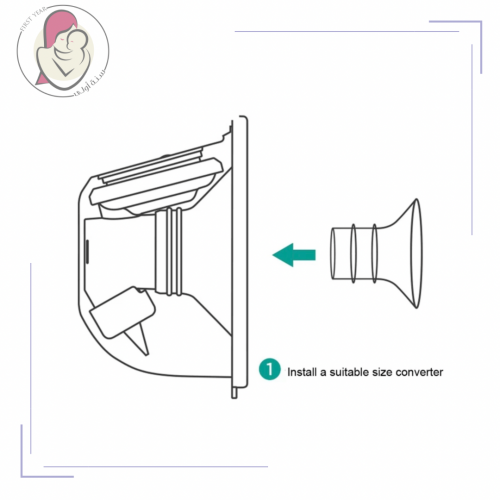 قطعة تصغير قمع سحب الحليب