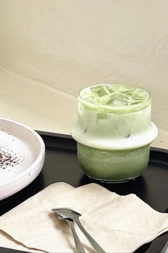 كوب ماتشا زجاج