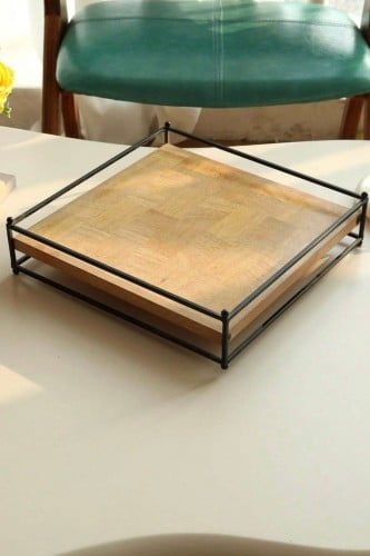 صينية ديكور خشب