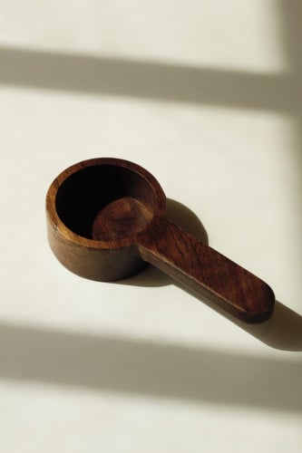 ملعقة قهوه خشبية