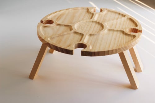 طاولة خشب اواني تقديم خشبية خشبيات