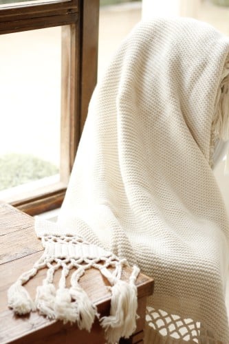بطانية محبوكة دافئة
