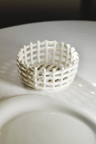 سلة تخزين سيراميك