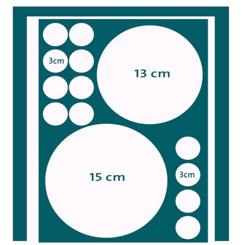 قالب طباعة - دائري