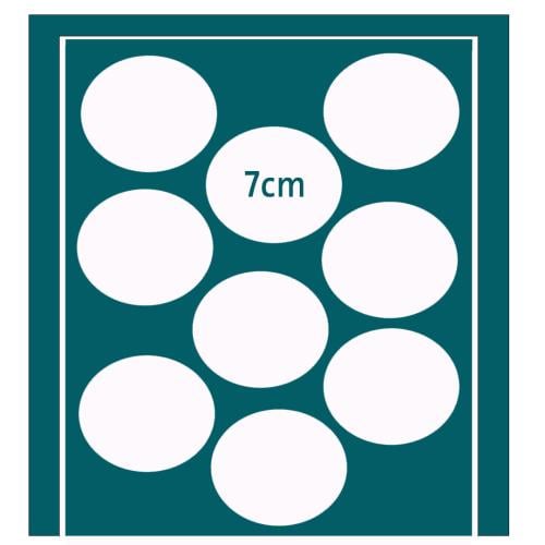 قالب طباعة - دائري