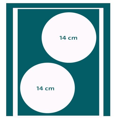 قالب طباعة - دائري