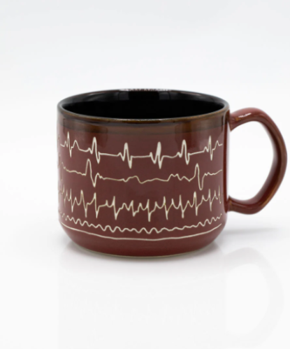 Heartbeat ECG Ceramic Mug