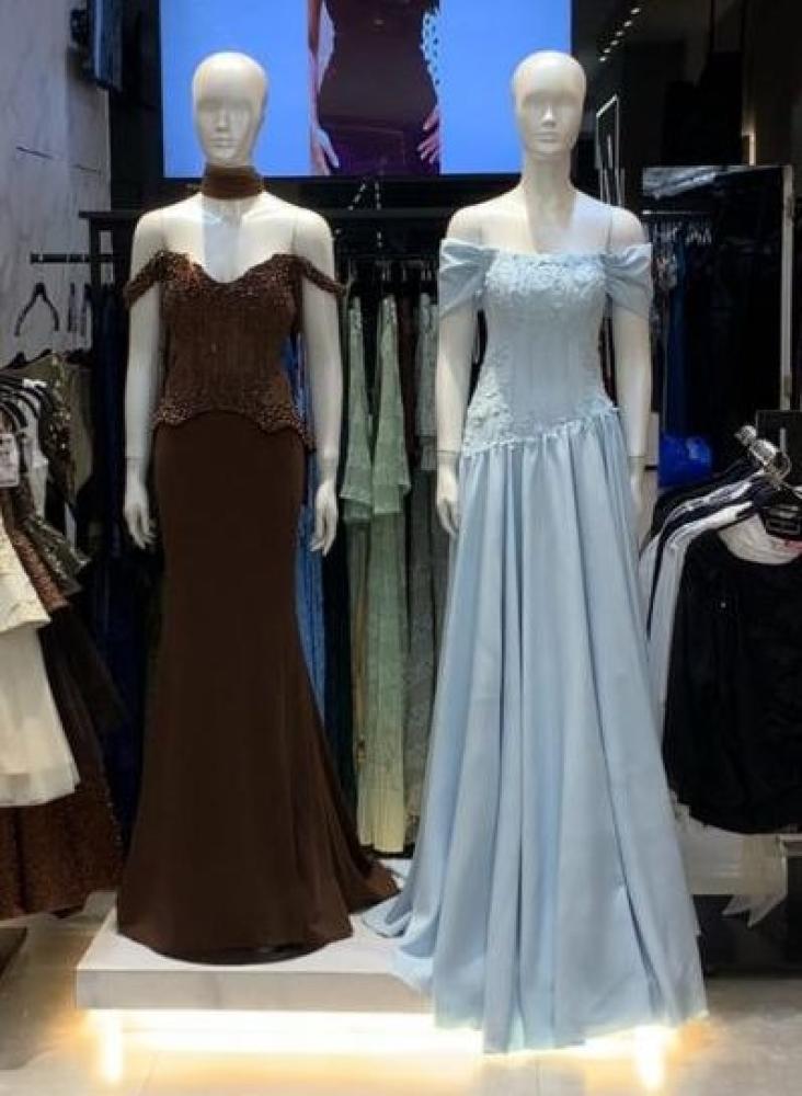 فساتين سهرة أوف شولدر موضة لا تنتهي