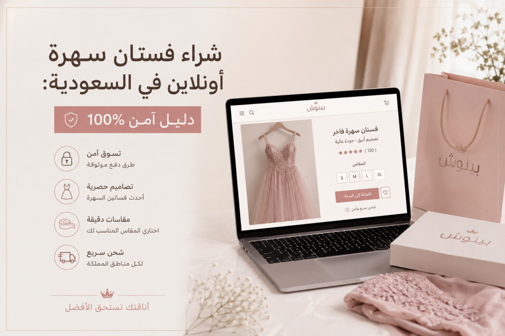 شراء فستان سهرة أونلاين في السعودية