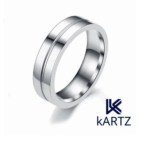 Men's kartz Ring Stainless Steel