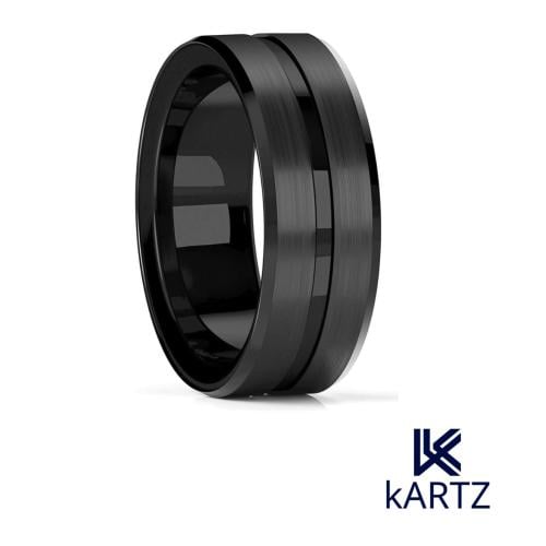 Men's kartz Ring Stainless Steel