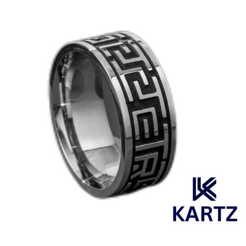 Men's kartz Ring Stainless Steel