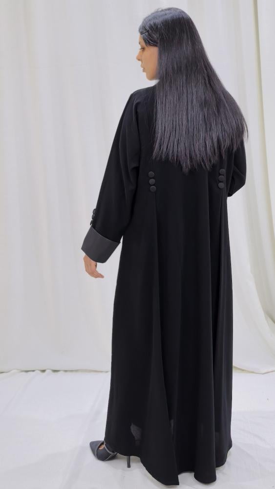 عبايه نص كلوش قصه بلف