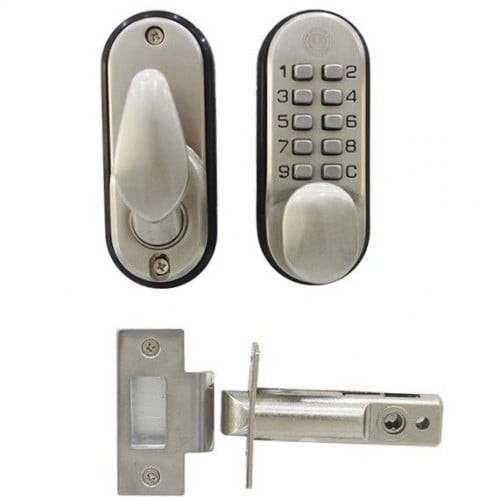 كيلون ارقام باب خشب لون سلفر