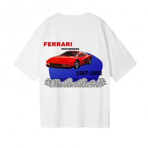 Farrari white T-shirt