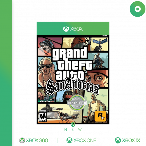 Grand Theft Auto: San Andreas - Xbox 30 Compatível Angola