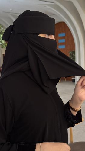 نقاب أكل (ربط عريض)