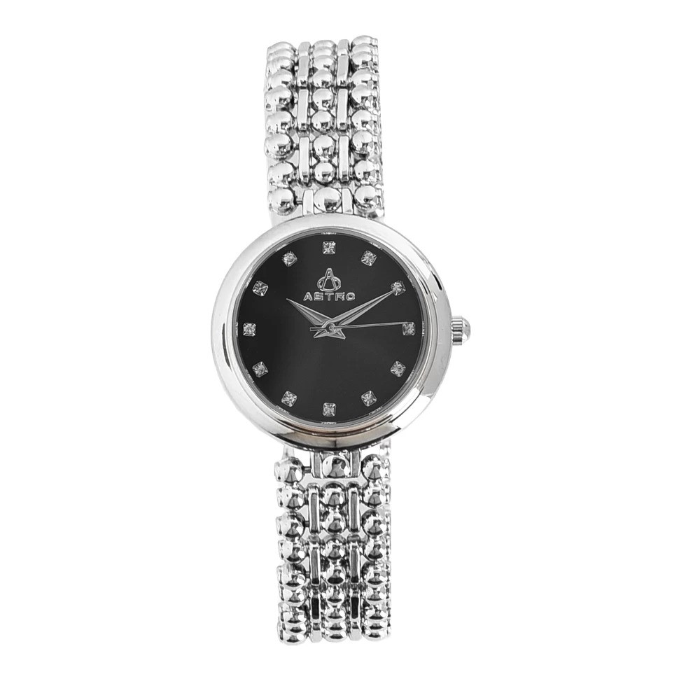 Ladies watch best sale silver colour