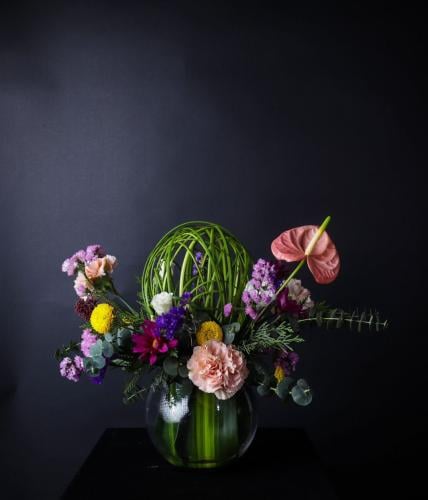 فازة فيروز الزهور | Turquoise Flower vase