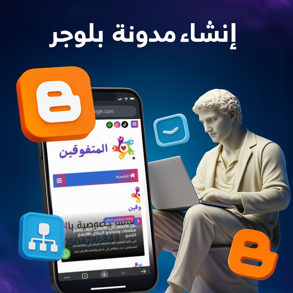 انشاء مدونة بلوجر