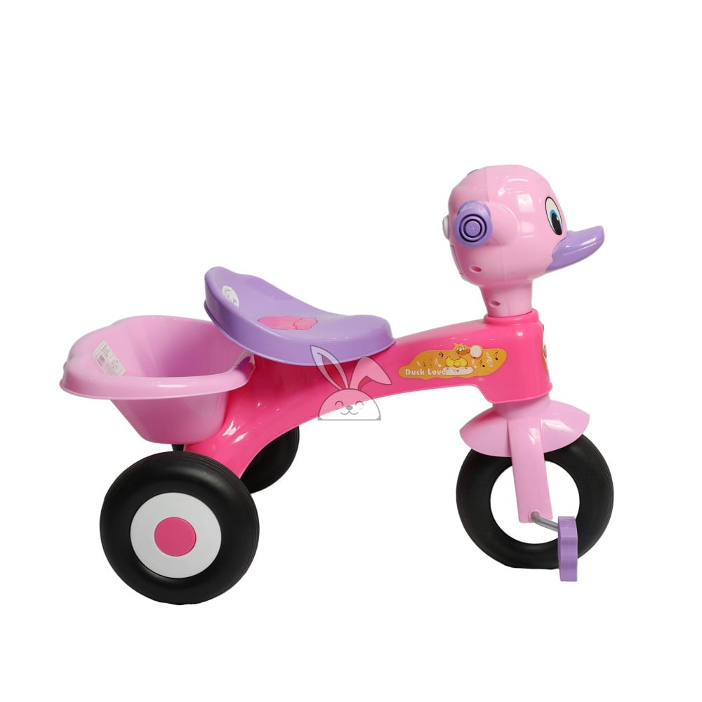 دراجة اطفال باللونين الوردي والموف Pink and purple children's car