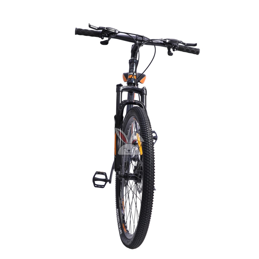 دراجة فاست اكس الهوائية باللونين الأسود والبرتقالي FastX bike in black and orange color