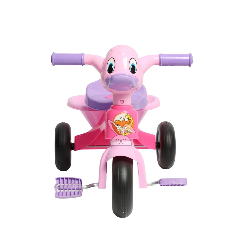 دراجة اطفال باللونين الوردي والموف Pink and purple children's car