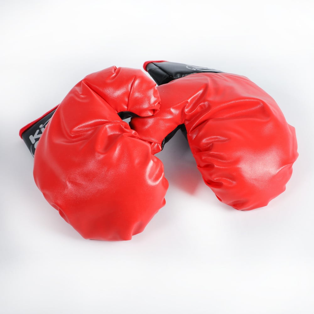 طقم كرة ملاكمة مع قفازات كبير | Boxing Punching Ball Set With Gloves