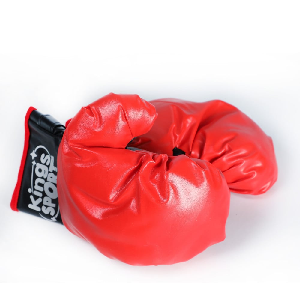 طقم كرة ملاكمة مع قفازات كبير | Boxing Punching Ball Set With Gloves
