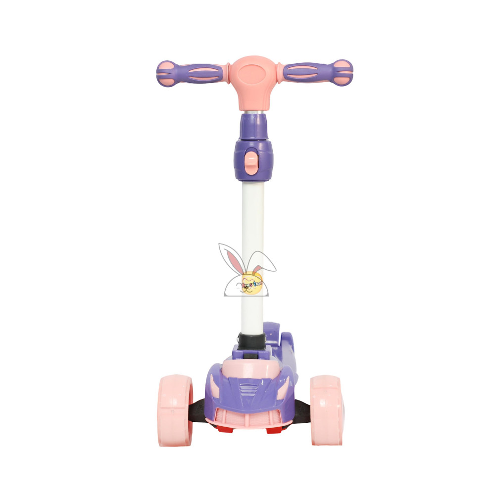 سكوتر باللونين الوردي و الارجوانيpurple and pink scooter