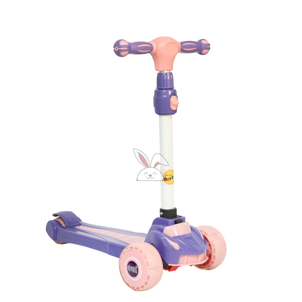 سكوتر باللونين الوردي و الارجوانيpurple and pink scooter