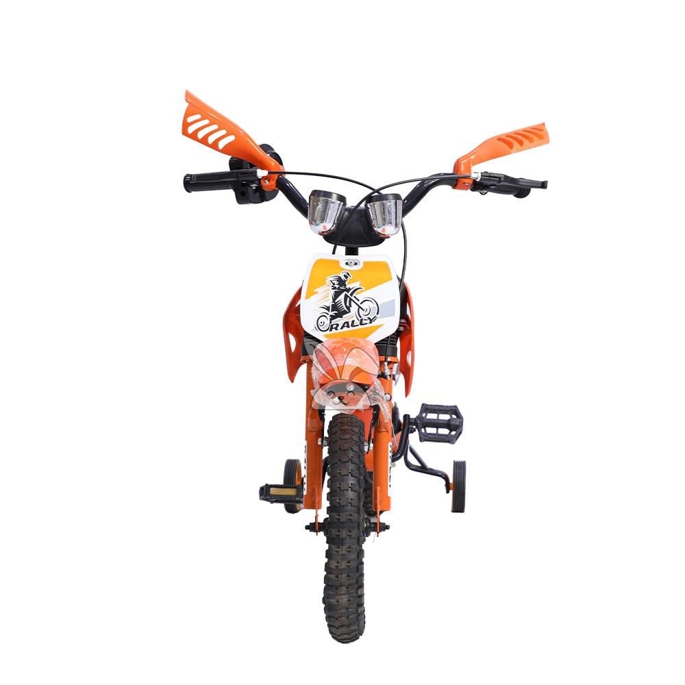 دراجة جبلية للاطفال باللونين الاسود والبرتقالي Black and orange children's mountain bike