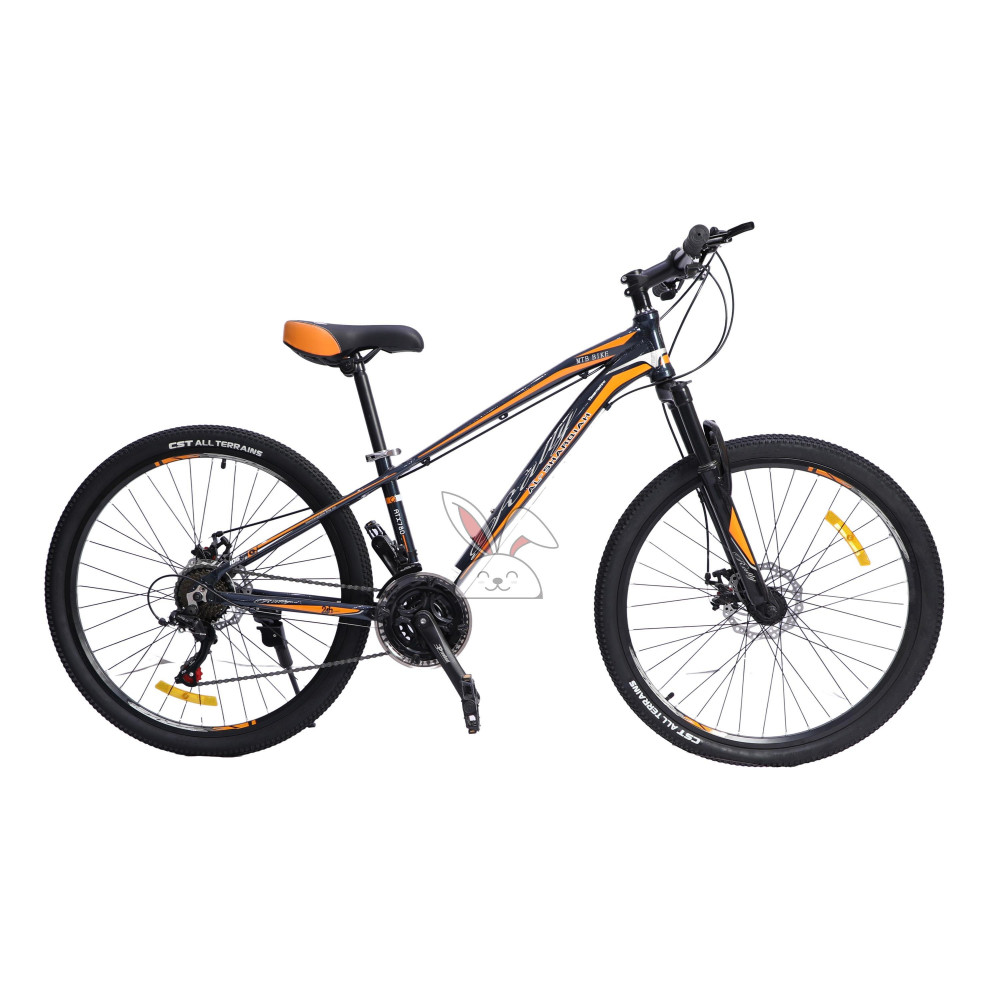 دراجة فاست اكس الهوائية باللونين الأسود والبرتقالي FastX bike in black and orange color